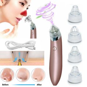 Electric Blackhead Vacuum Pore Cleaner Acne Pimple Remover Strong Suction Tool Electric Blackhead Remover Pore Vacuum Suction Diamond Dermabrasion Fac