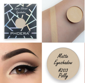 Pearlescent eye shadow powder (Option: 203 Polly)